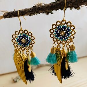 Dreamcatcher earrings